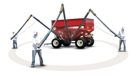 International Gravity Wagon with Uni-Swivel Auger