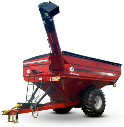 Red Front Fold Grain Cart
