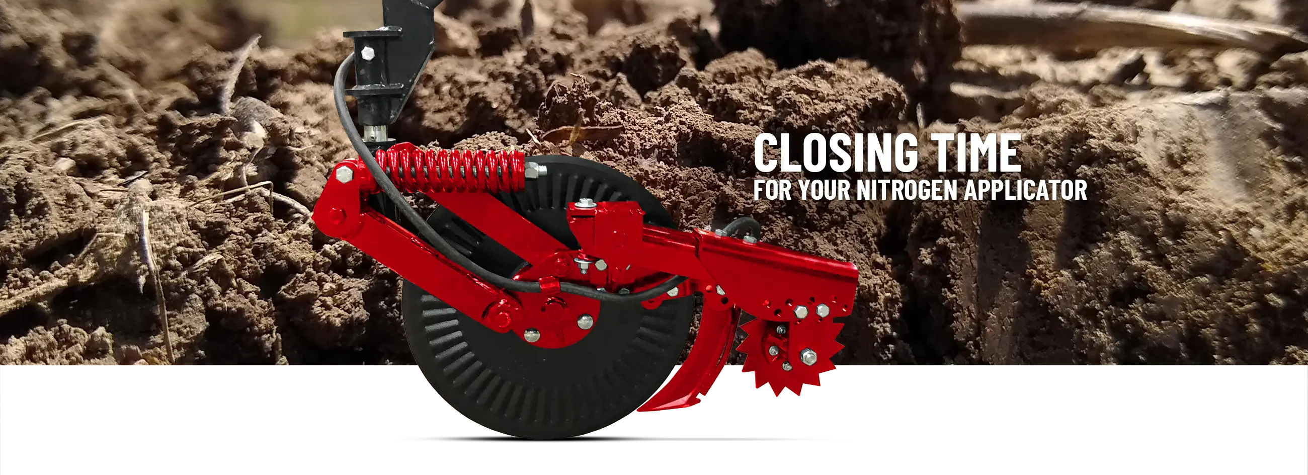 nitrogen applicator closing wheels