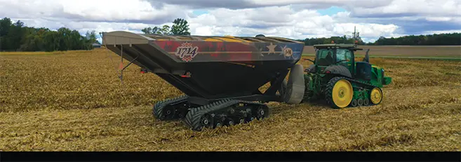 Fastest single-auger grain cart