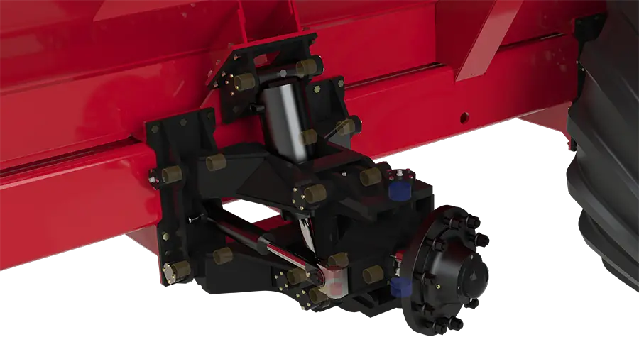 showing the bearing locations on linkages