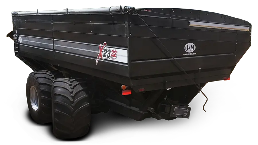 2332 Bushel Grain Cart with In-line Tandem Dual Axles.