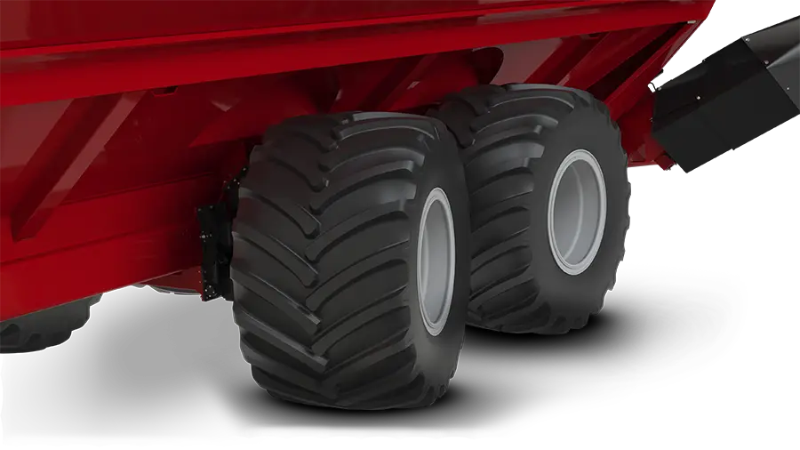 in-line axles better for road travel