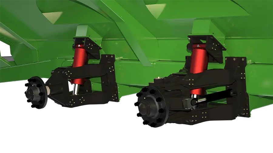 inline hydraulic suspension cylinders