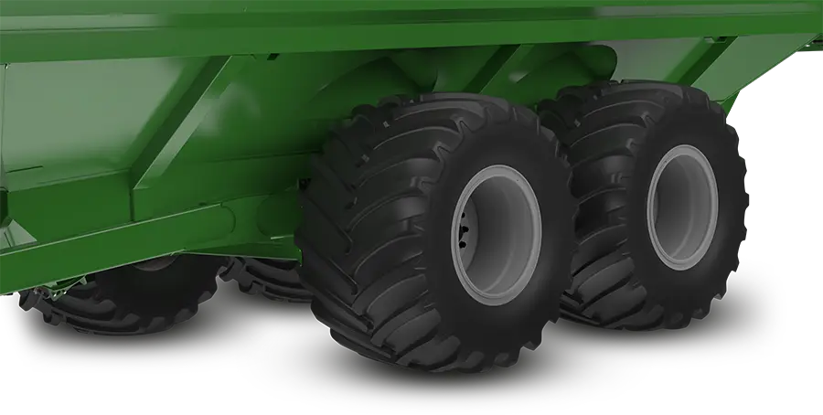 in-line axles better for road travel