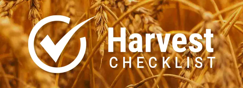 Grain Cart Harvest Checklist Hero Image