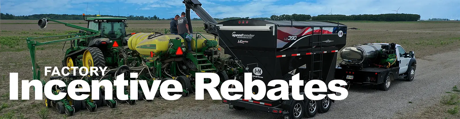 seed tender filling a planter