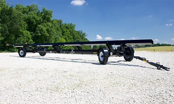 4 wheel steer header transport