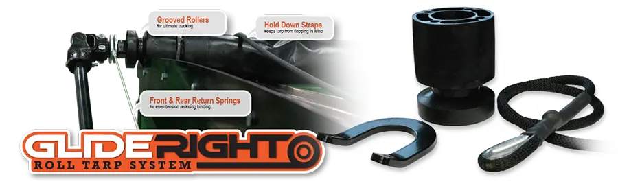 Glide Right Roll Tarp System Componenets
