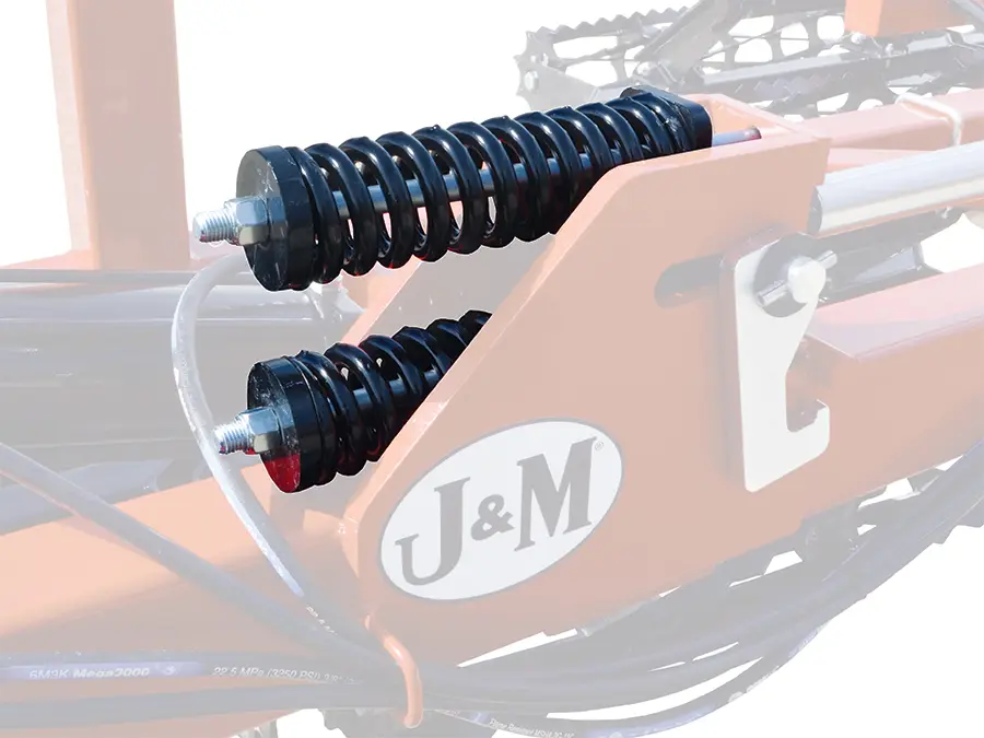 a close up of cylinder springs