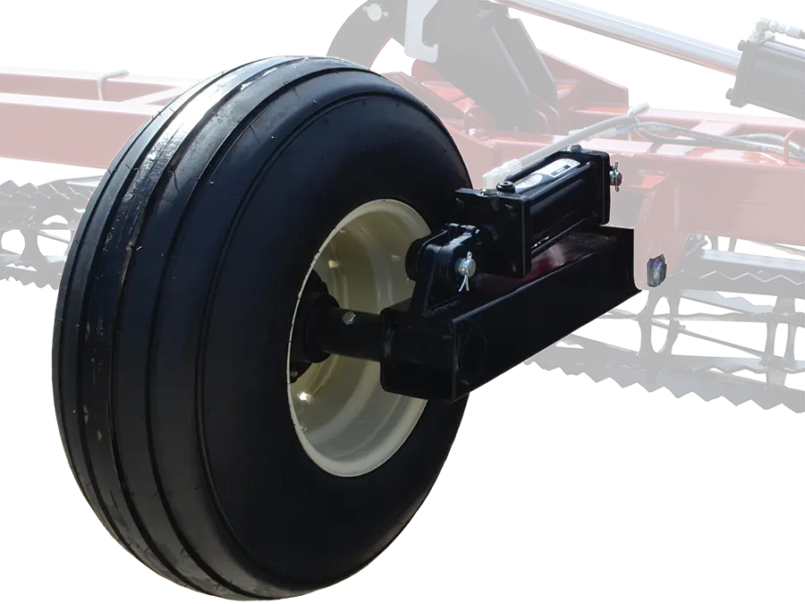 image of a wing wheel that will allow the unit to lift and lower evenly.