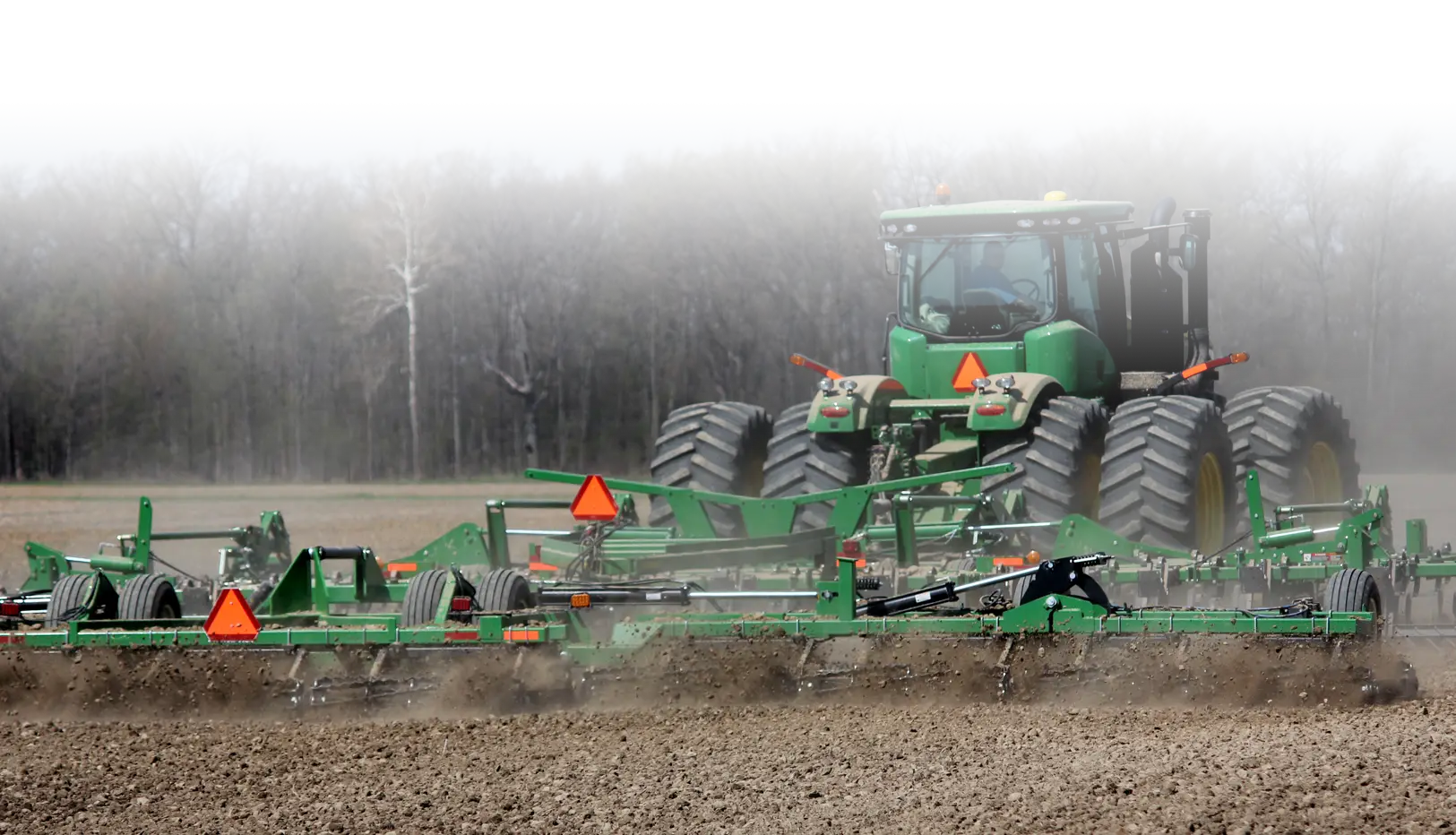 5-Section Soil Conditioner in a Field