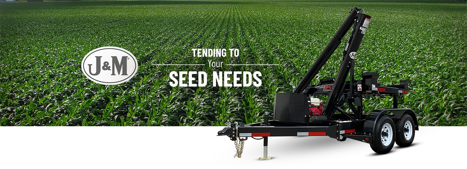 a pro box seed tender in a field