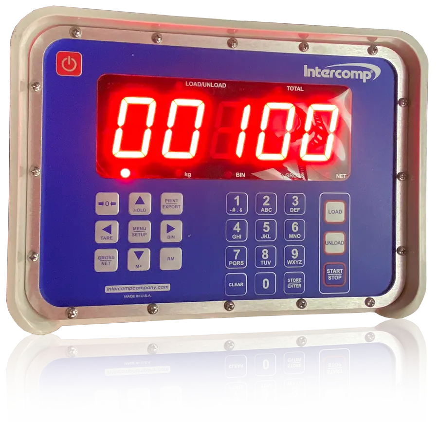 an intercomp scale head for the SpeedTender pro box seed tender