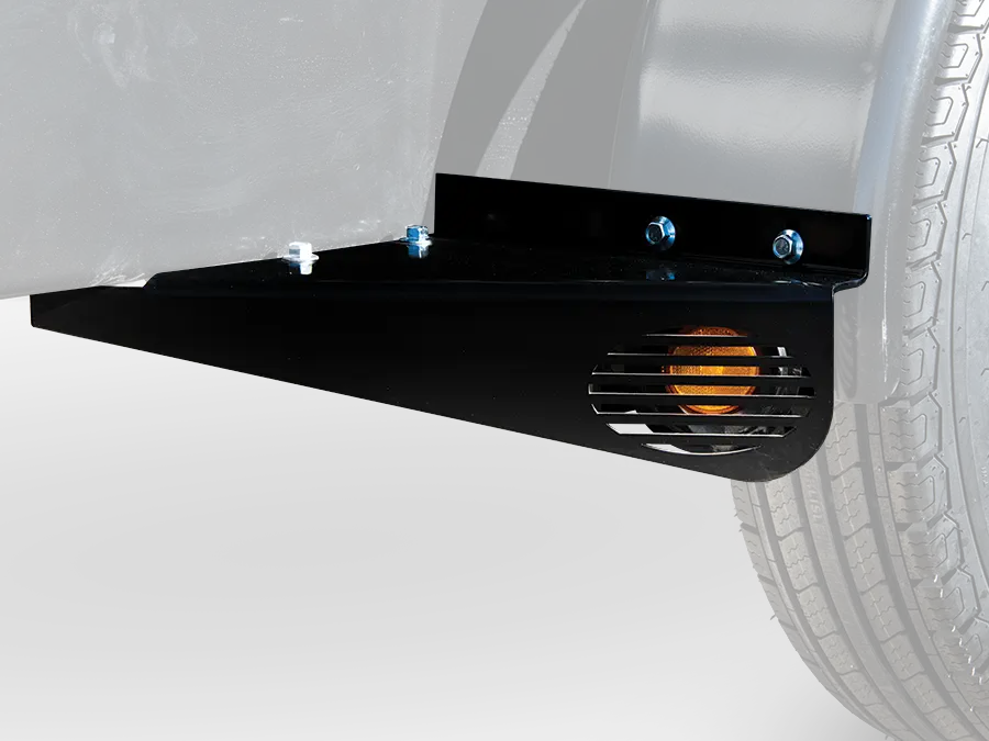 stone guards for the front lights on the seed tender trailer